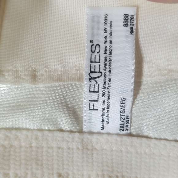 Flexee Maidenform Women's Shapewear Waist Nipper Firm Control Sz 2XL NUDE Color - Picture 6 of 7